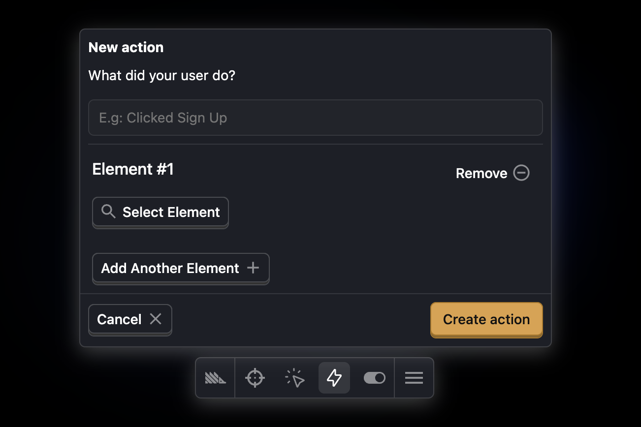 Action Menu